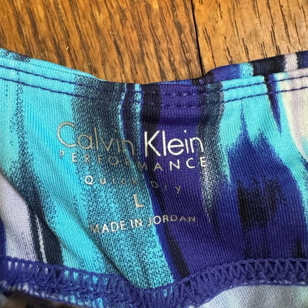 Calvin Klein Blue and Purple Leggings - Picture 2 of 3
